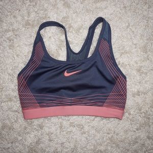 Nike Blue and Pink Women’s Sports Bra